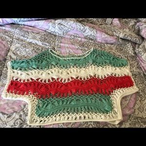 Crochet cover top